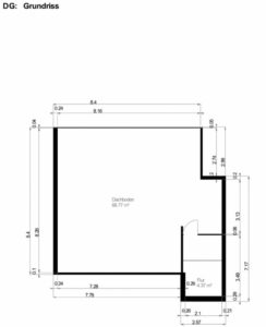 Grundriss-Dachboden